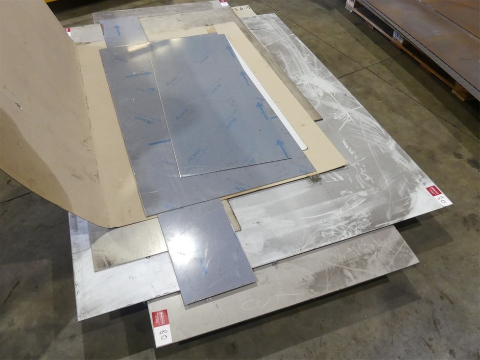 Assorted Stainless Steel Sheet Metal OffCuts Auction (00805052997