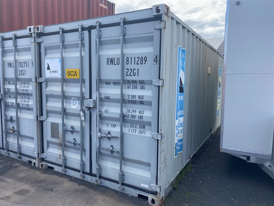 20’ Steel Shipping Container Auction (00055053117) Grays Australia
