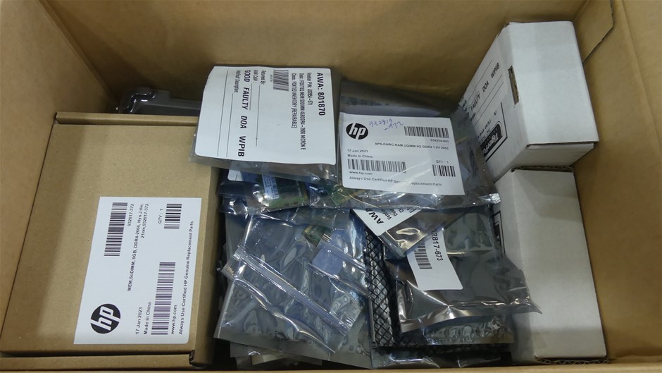 Box of HP Spare Parts Auction (00182553284) Grays Australia