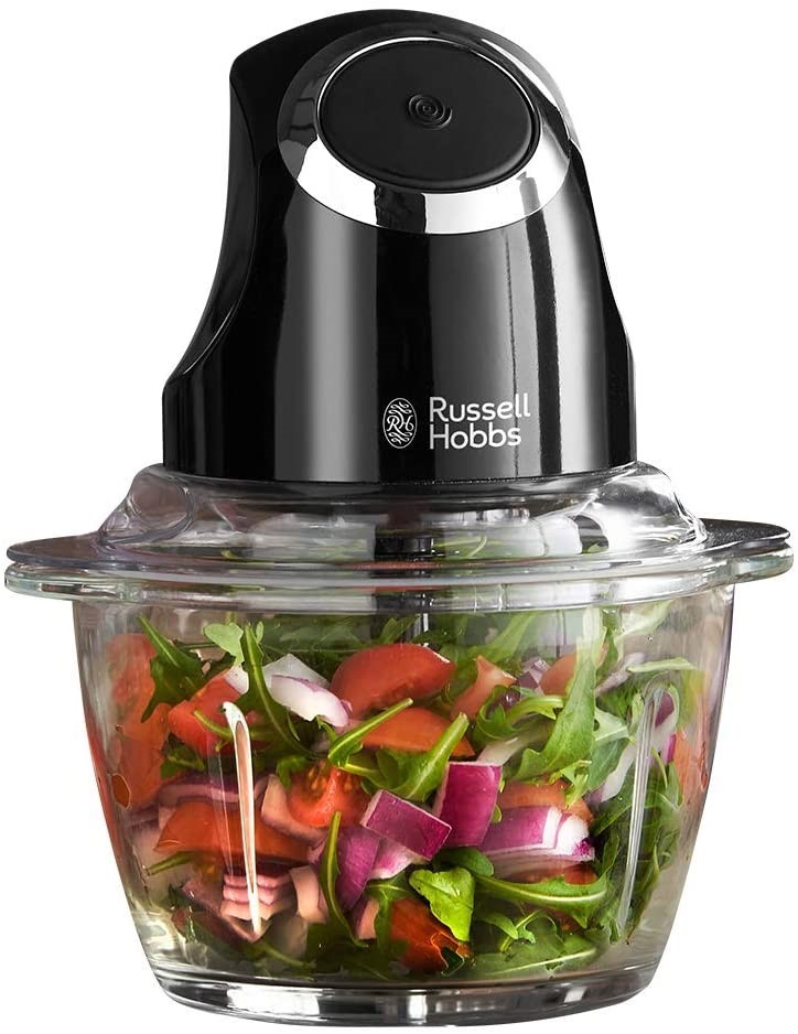 RUSSELL HOBBS Desire Mini Chopper, Stainless Steel Blade Capacity: 1L, Matt