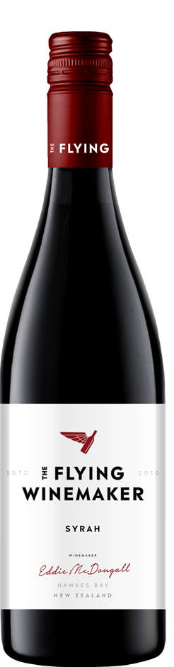 The Flying Winemaker Syrah 2019 (12x 750mL) Hawkes Bay