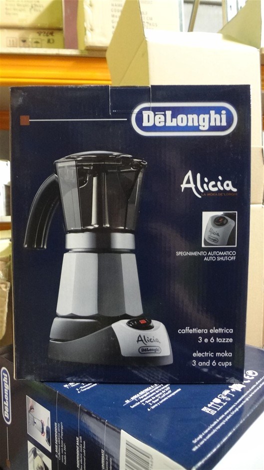 DeLonghi Alicia Moka Espresso Maker Auction (00473121543) Grays