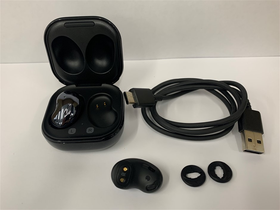 1x Samsung Buds Live (Black) -- Model No: SM-R180, EP-QR215 Auction ...