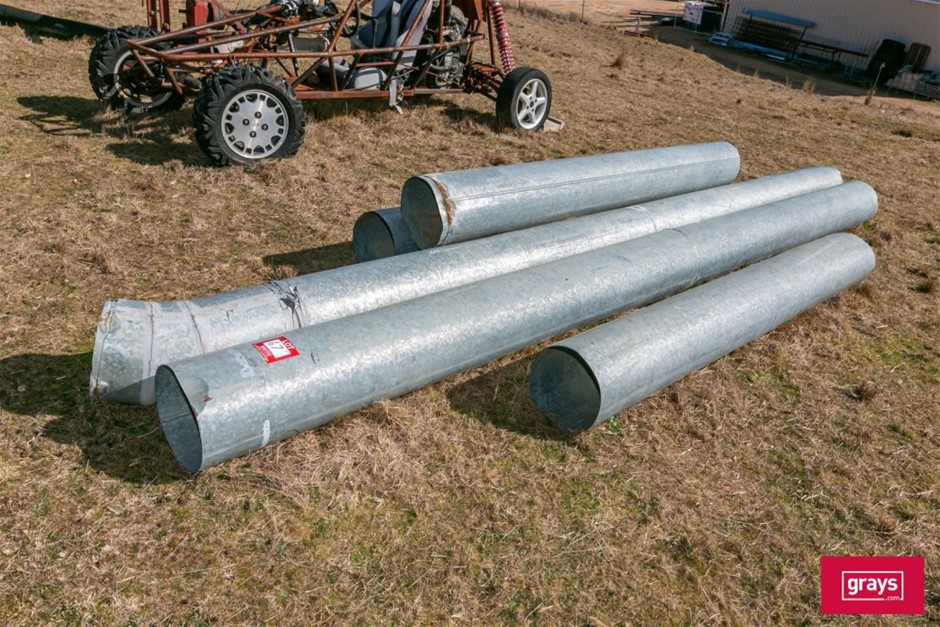 5x Assorted Galvanised Ducting Auction (02675053190) Grays Australia