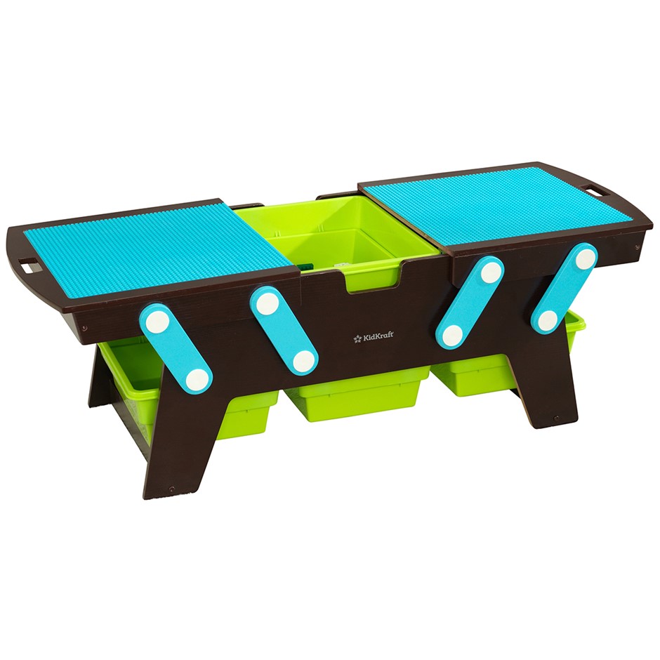 Kidkraft building bricks best sale play and store table