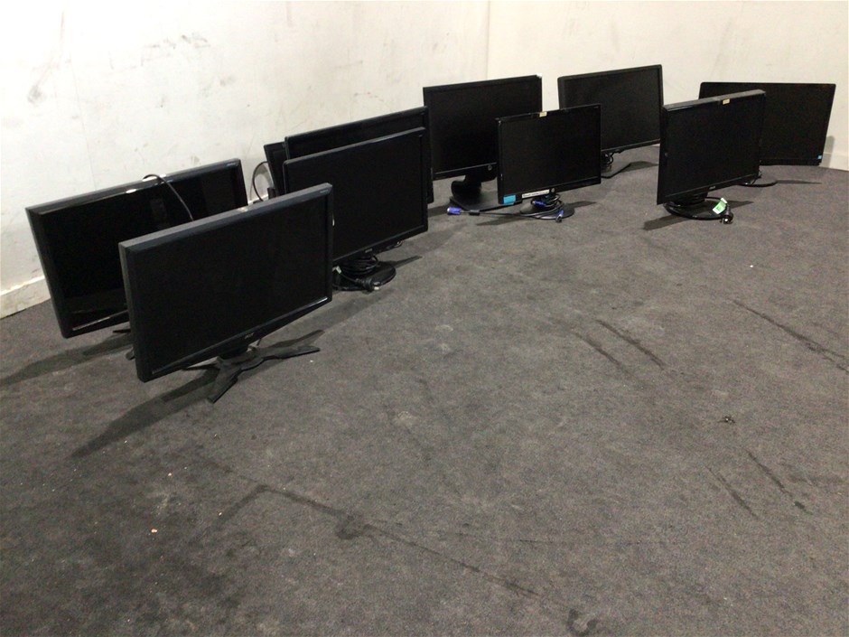10 x Various Computer Monitors Auction (0049-7046591) | Grays Australia