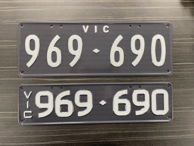 969 690 (Custom Victorian) Number Plates