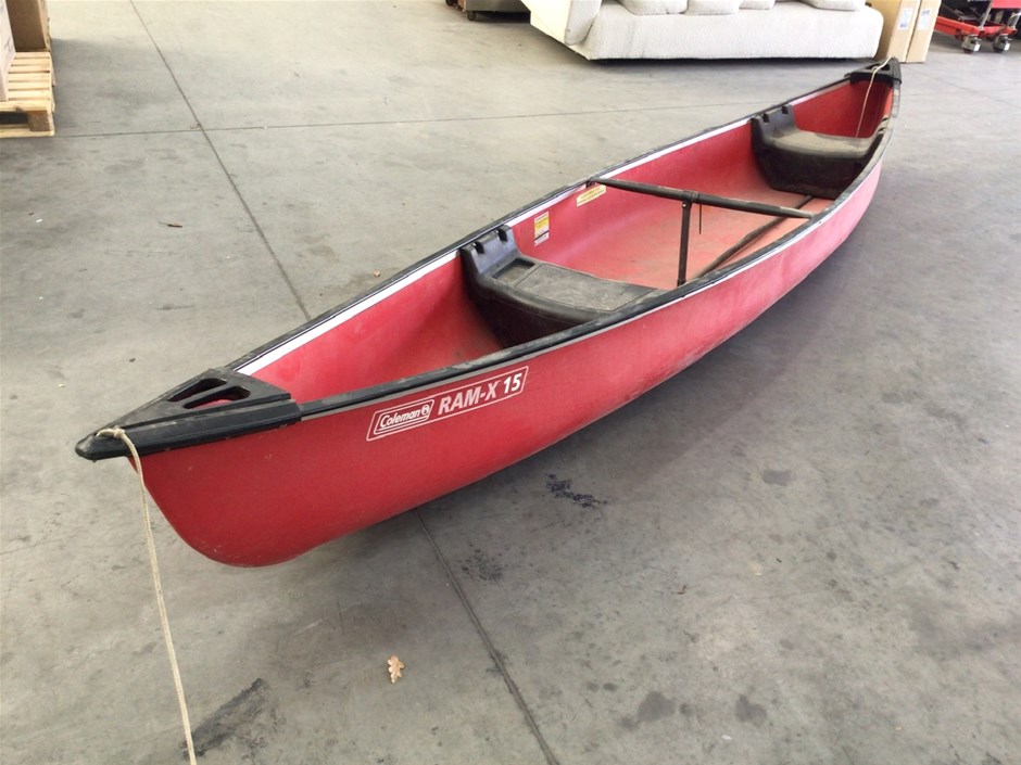 1 x Coleman RAM-X15 Poly Canoe Auction (0001-3026419
