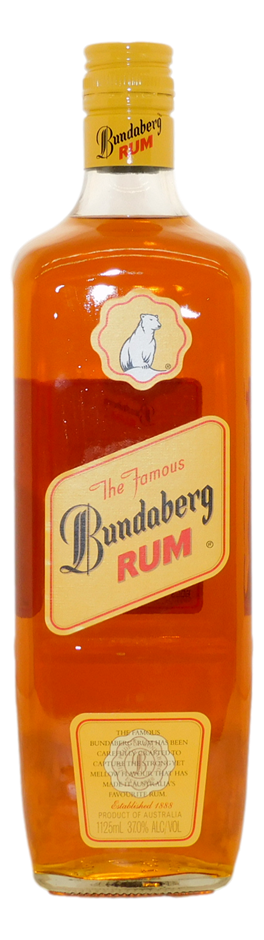 The Famous Bundaberg Rum Bear 2, Label 3 (1x 1.125L), QLD,