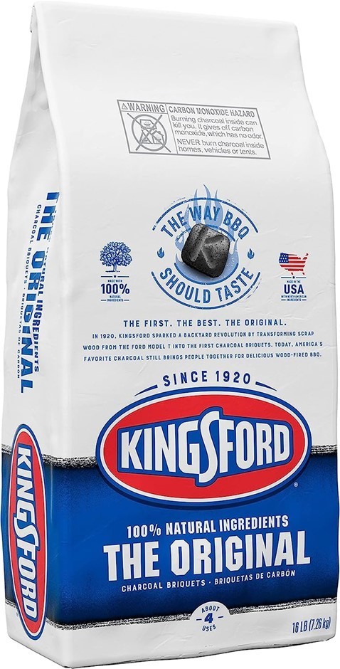 KINGSFORD The Original Charcoal Briquets, 7.26kg. N.B: damaged packaging.