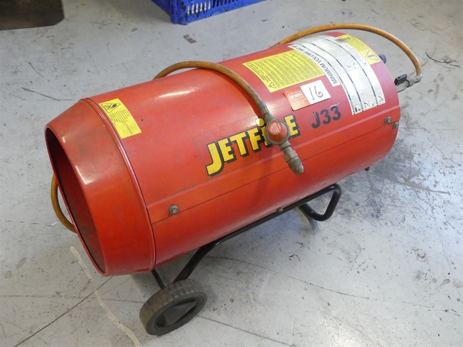 Jetfire J33 Portable Gas Heater Auction (00165053789) Grays