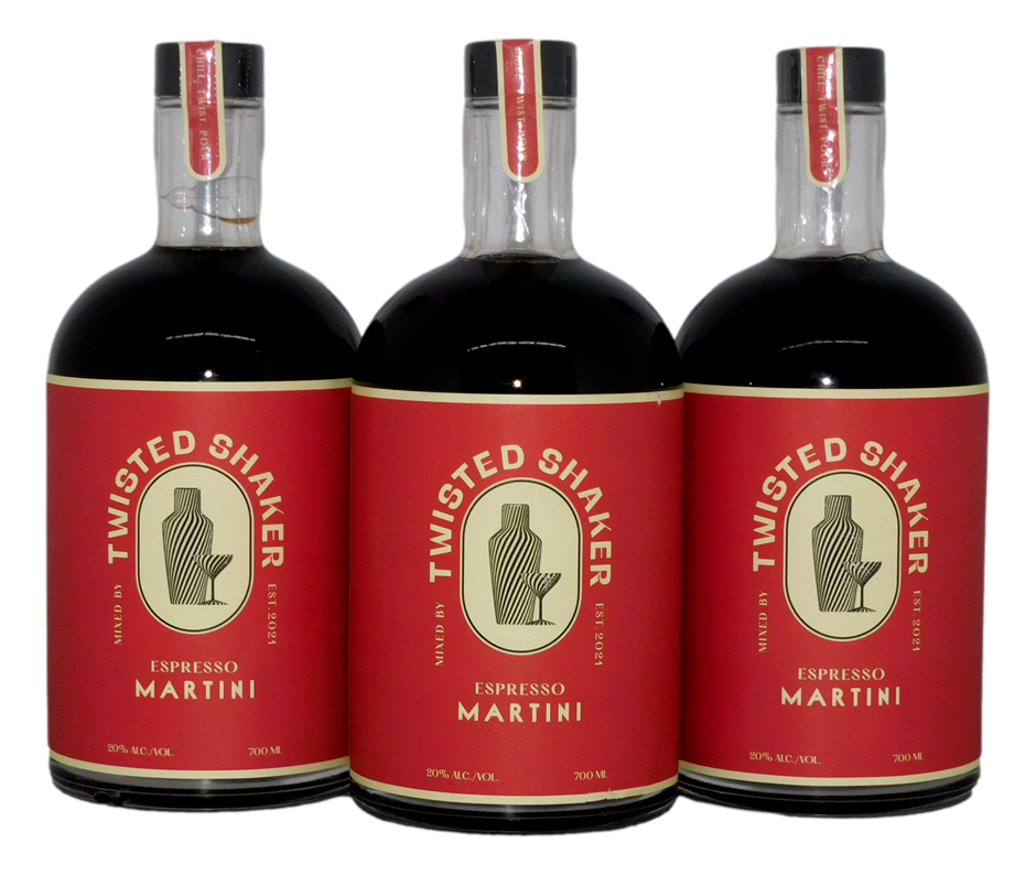 Twisted Shaker Espresso Martini (3x 700mL) Aus Auction (002710724135