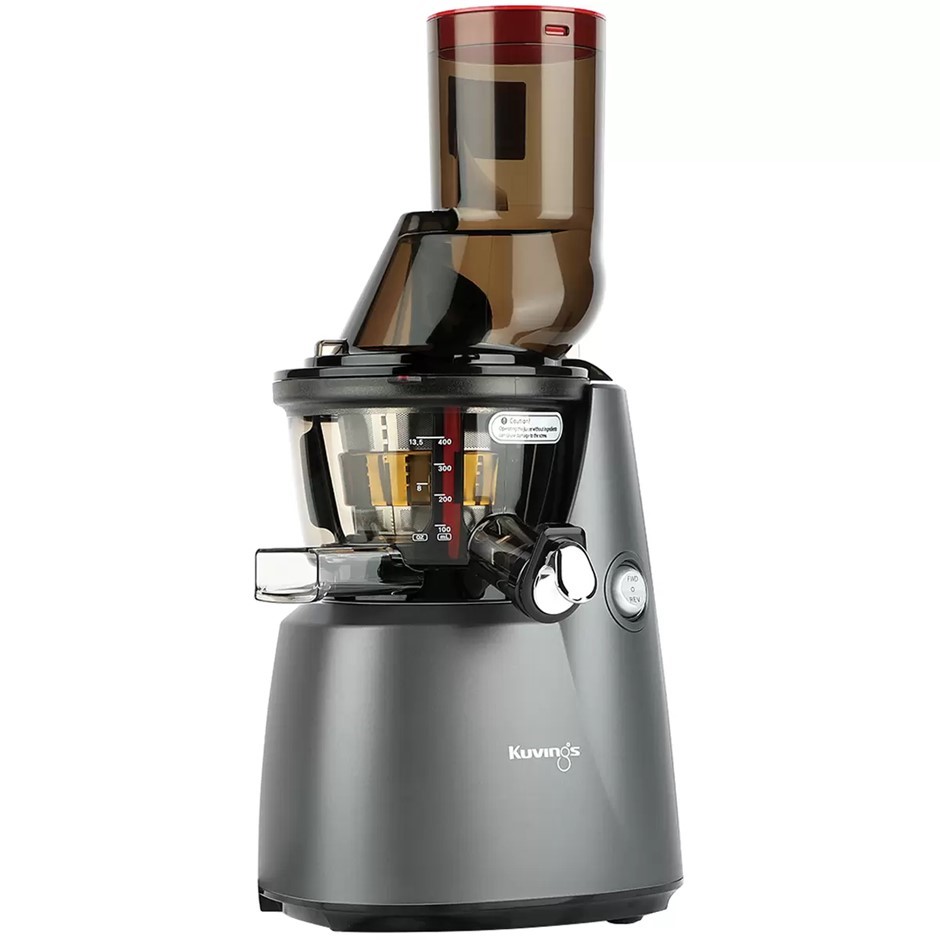 KUVINGS Whole Slow Juicer, Grey, Model C8000, Made In Korea. NB: Has been u