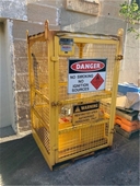 Gas Cylinder Storage Cage with Ramp - NSW Pickup