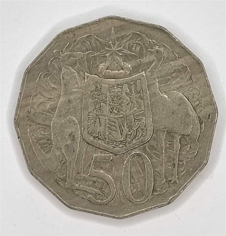 Scarce 1972 Australian Fifty Cent Coin Auction (00042554968) Grays Australia