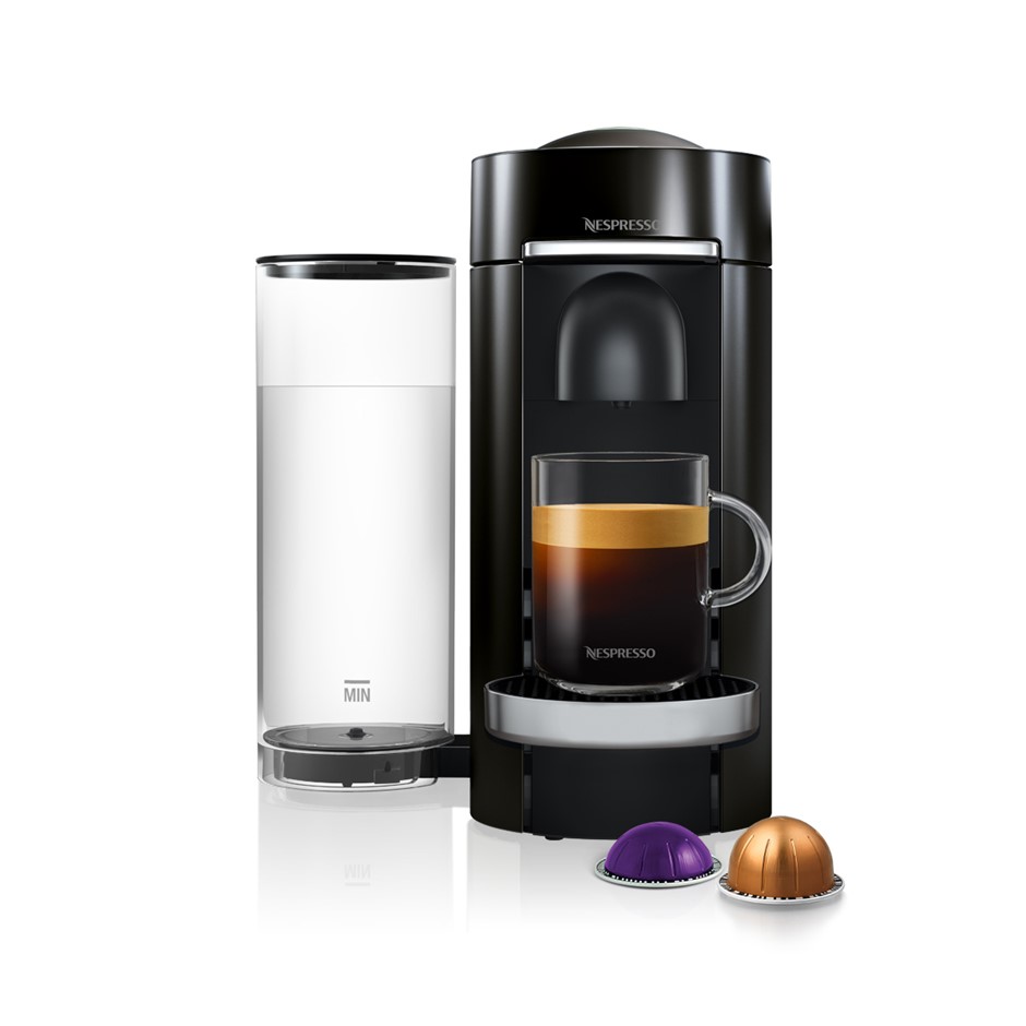 BREVILLE NESPRESSO Vertuo Plus Coffee Machine, Black, BNV420BLK. NB