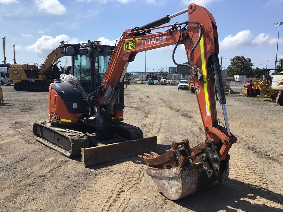 Hitachi ZX55U Hydraulic Excavator Auction (0001-7046923) | Grays