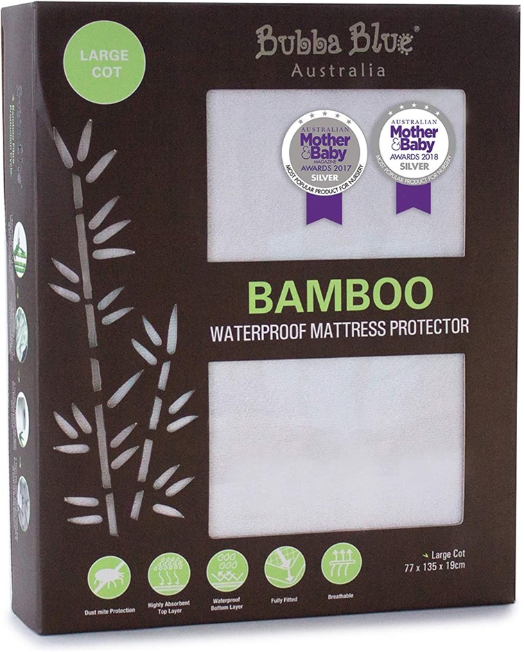 bubba blue bamboo mattress protector
