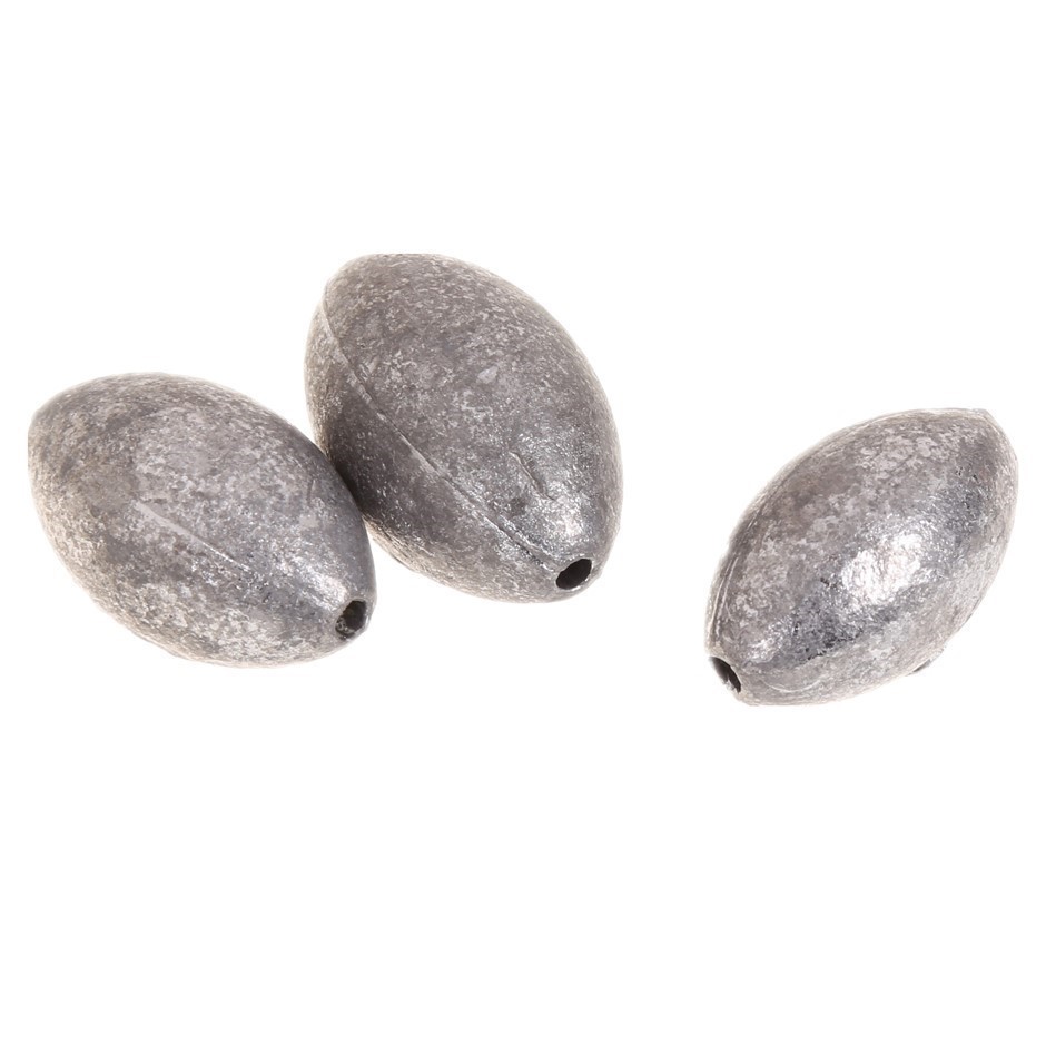 20pc Egg Shaped Fishing Sinkers, Sizes 20, 30, 40, 50, 60 grams. Buyers ...