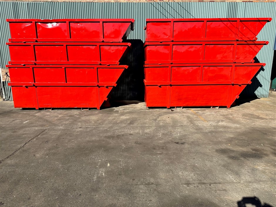 9m3 Full Back Skip Bins