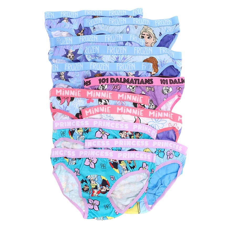 11 x RIO Girl's Underwear, Size 4/6, Frozen/Princess/Minnie Mouse, Multi.  Auction
