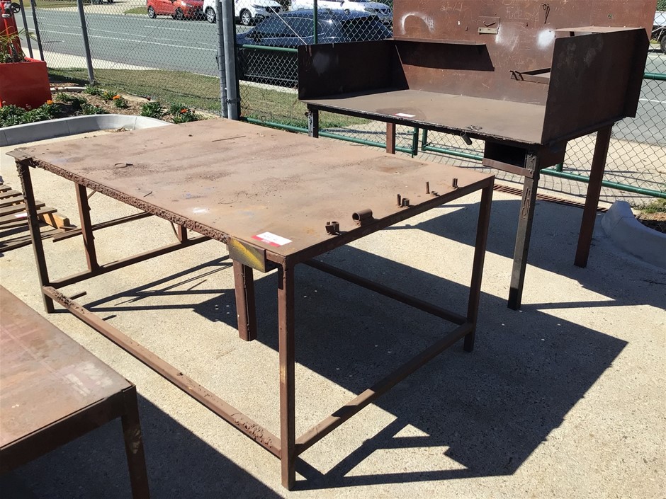 2 x Metal Work Benches