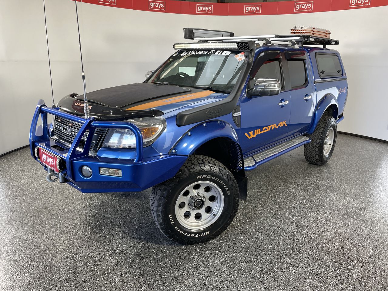 2010 Ford Ranger Wildtrak 4x4 PK T/D Manual Dual Cab