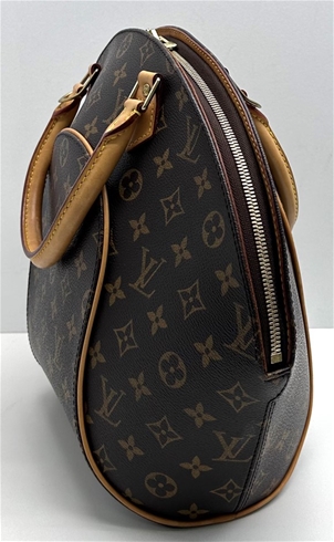 Louis Vuitton Ellipse PM Monogram Canvas Satchel Bag Brown