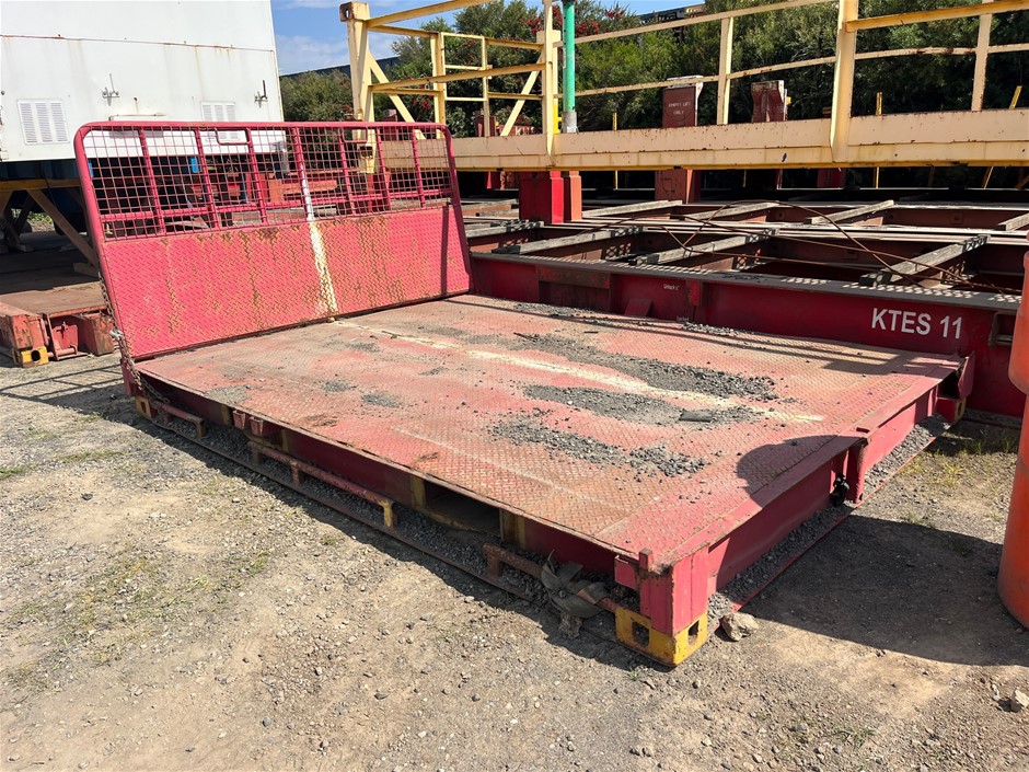 Platform Deck off Cassette Drop Deck Trailer Auction (0029-3026850 ...