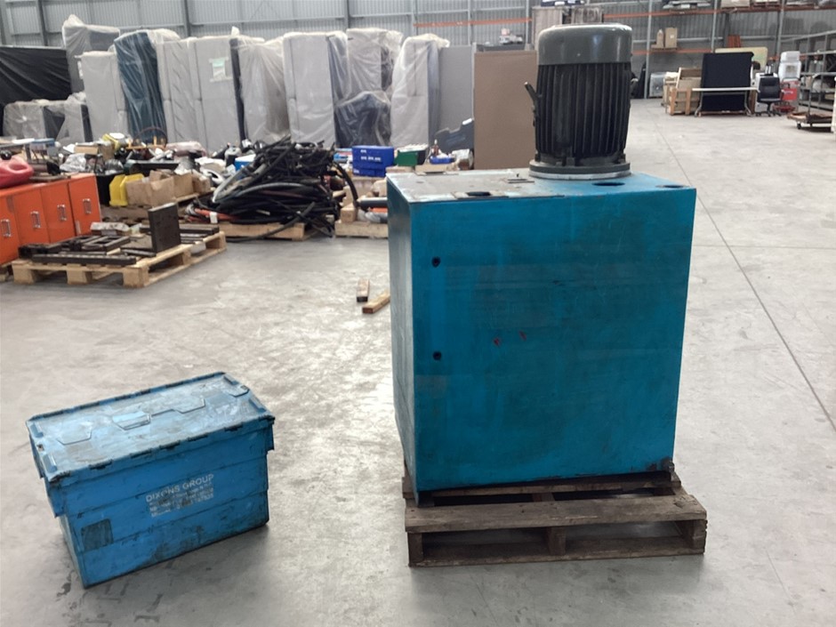 Steel Fabricated Box with Motor. Auction (0041-3027479) | Grays Australia