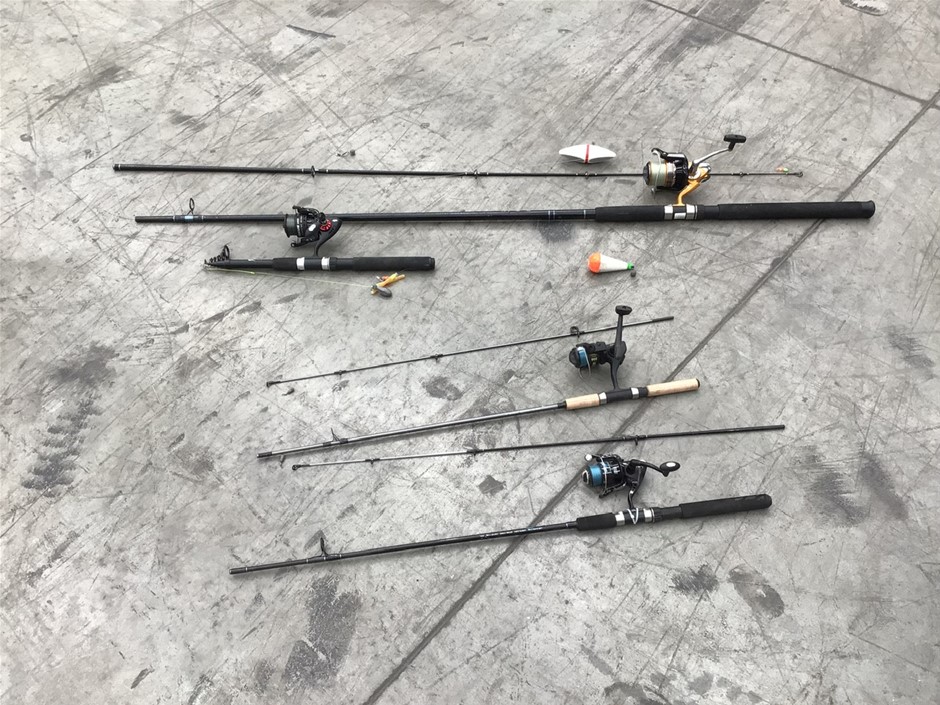 4 x Fishing Rods. Auction (00103027143) Grays Australia