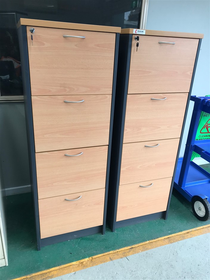 2 x 4 Draw Timber Filing Auction (01763027029) Grays Australia