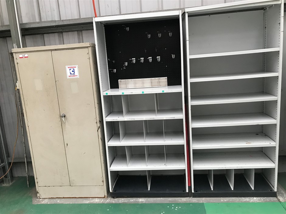 2 x Steel Storage Units Auction (01663027029) Grays Australia