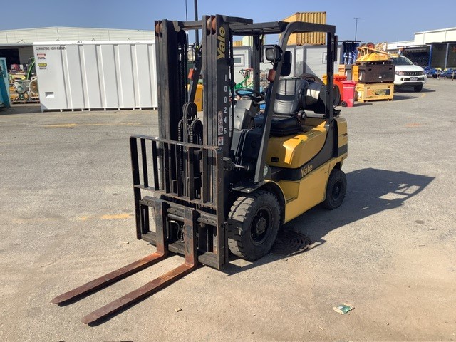 Yale GLP25RK Counterbalance Container Mast 2.5T LPG Forklift Auction ...