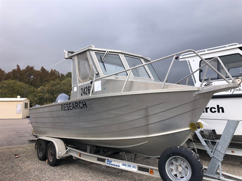 No Reserve- Predator 5.95m Cuddy Runabout Single Hull Boat