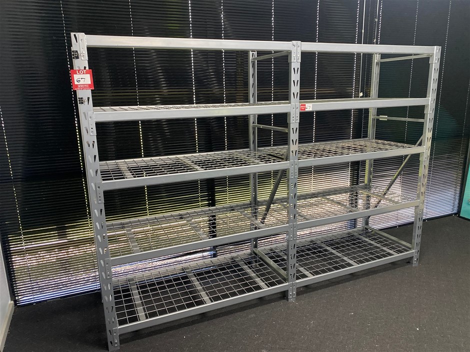 2 x Bays of shelving Auction (00673027218) Grays Australia
