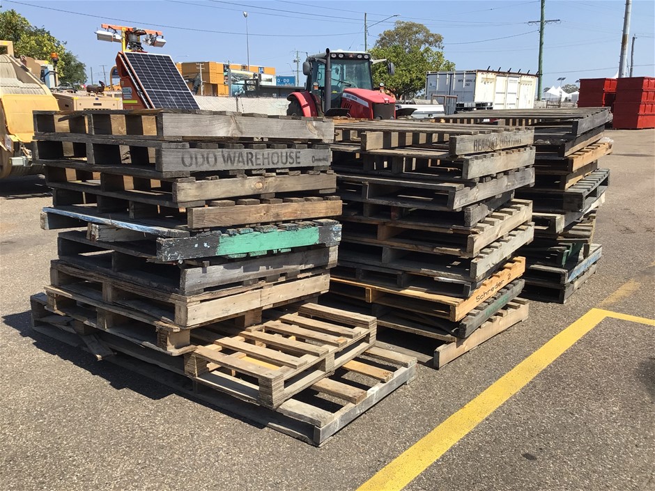 50x Assorted Used Timber Pallets Auction (00237048360) Grays Australia