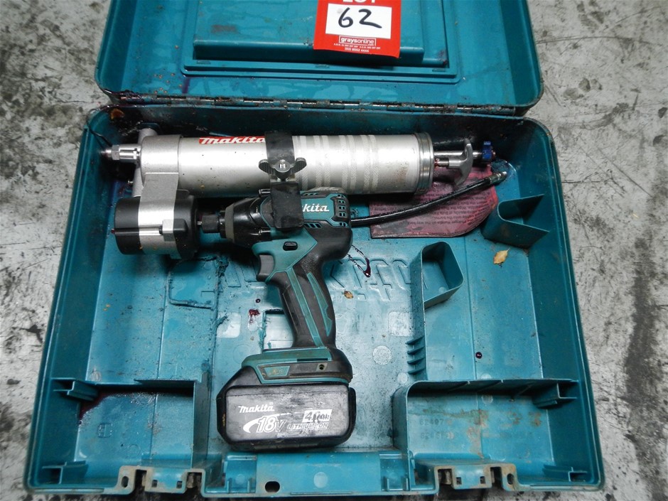 Makita Grease Gun and Box Auction (00623027298) Grays Australia