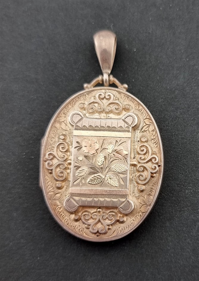 ANTIQUE STERLING SILVER SNUFF LOCKET Auction (0004-2556046) | Grays ...