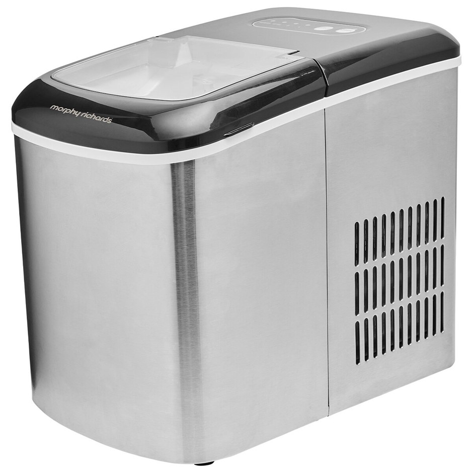 MORPHY RICHARDS Stainless Steel Ice Maker, Model MRIM15SS. NB Damaged