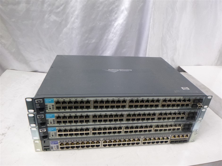 Bulk lot of assorted hp network switches auction 0119 5054893 grays