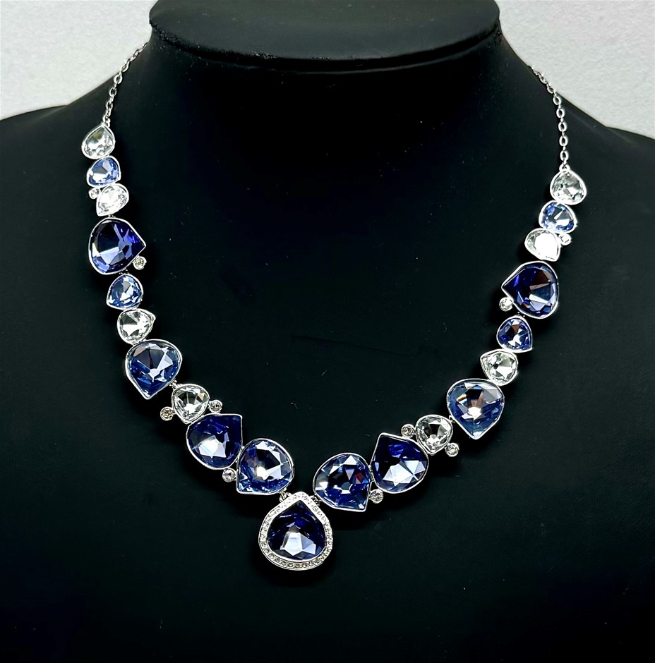【TATIANA】(Silver925) Crystal Tie Necklace / 追跡送 TATIANA】(Silver925) Ribbon Tie Pearl Necklace/ 追跡送