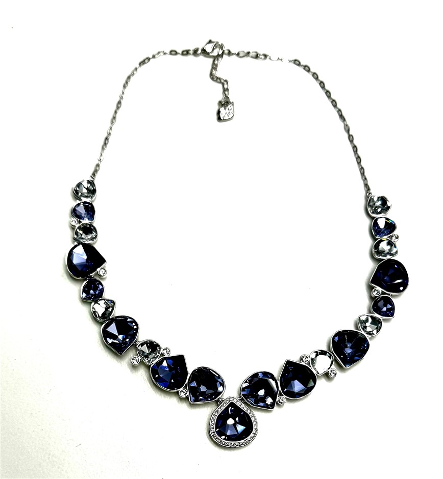 【TATIANA】(Silver925) Crystal Tie Necklace / 追跡送 TATIANA】(Silver925) Ribbon Tie Pearl Necklace/ 追跡送