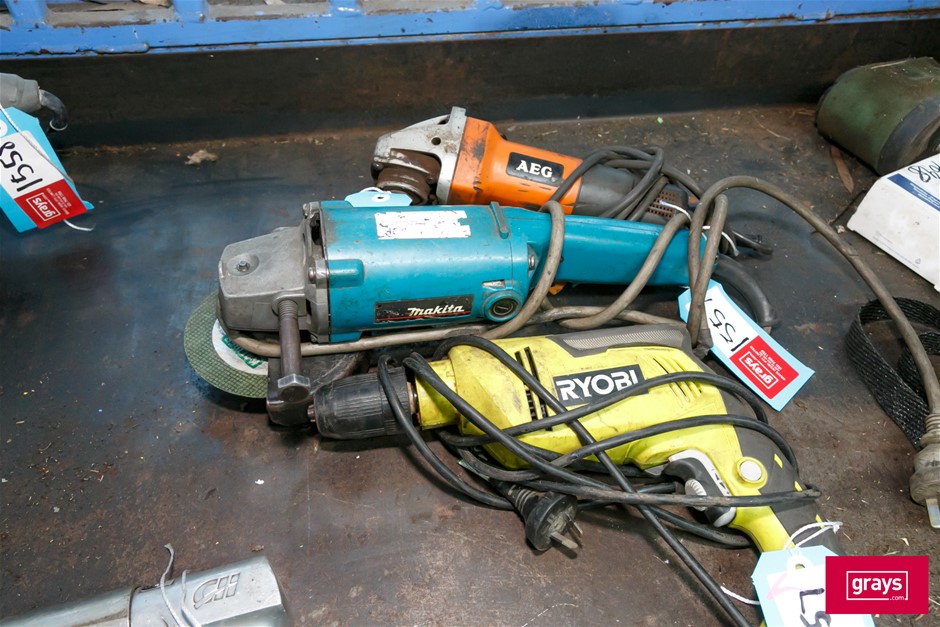 3x Assorted Power Tools Auction (15575054615) Grays Australia