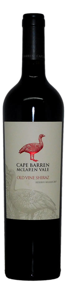 Cape Barren Old Vine Shiraz Reserve Release 2017 (12x 750mL) McLaren Vale