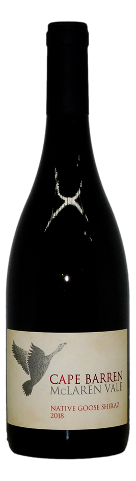 Cape Barren Native Goose Shiraz 2018 (12x 750mL), McLaren Vale.
