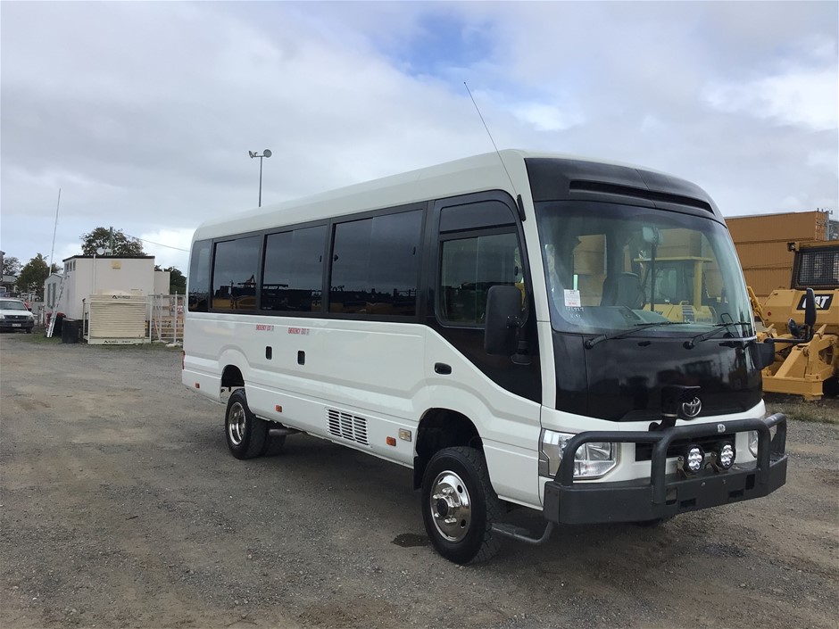 2017 Toyota Coaster Deluxe 4x4 Bus (Ex. Corp Lease)