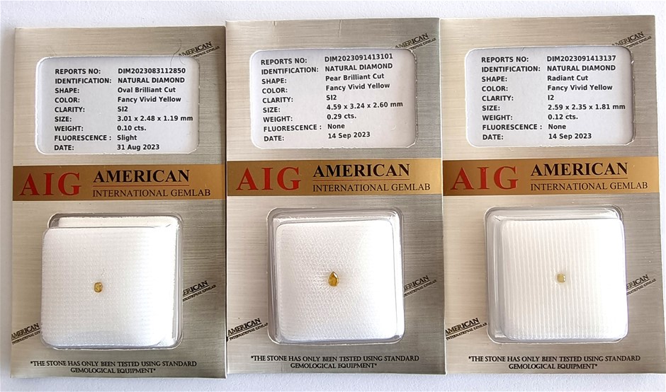 NO RESERVE BULK FANCY COLOURED DIAMONDS 