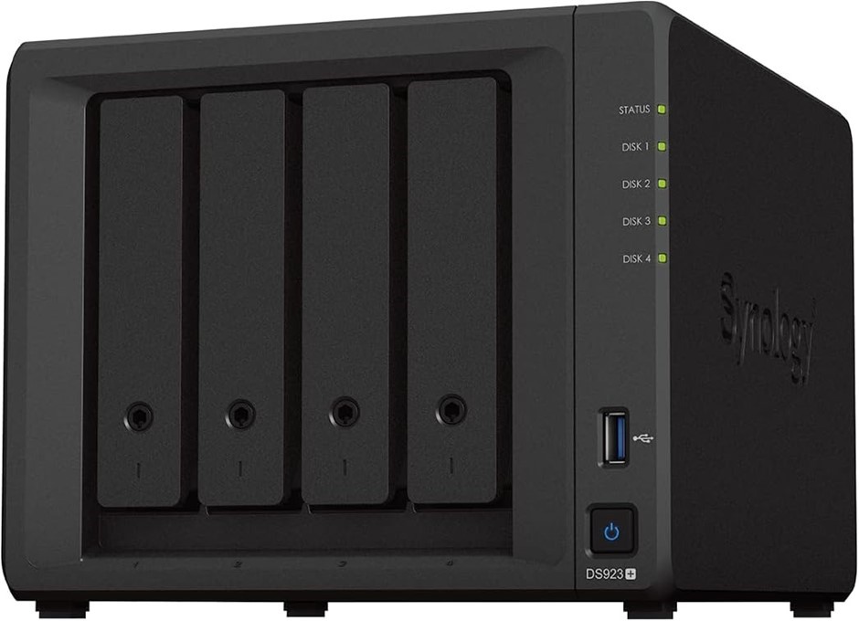 SYNOLOGY DiskStation DS923+ 4-Bay 3.5" Diskless, AMD Dual Core CPU, 4GB RAM