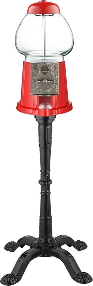 6260 Great Northern 15" Vintage Candy Gumball Machine & Bank with Stand - E